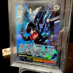 BGS 10 PSA Weiss Schwarz Persona 3 Protagonist & Thanatos Reload SP Signed 16 - Image 3