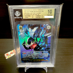 BGS 10 PSA Weiss Schwarz Persona 3 Protagonist & Thanatos Reload SP Signed 16 - Image 4