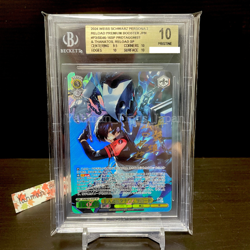BGS 10 PSA Weiss Schwarz Persona 3 Protagonist & Thanatos Reload SP Signed 16 - Image 5