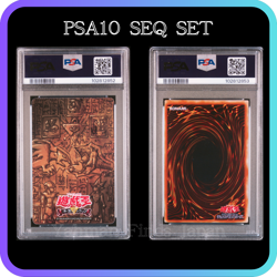 PSA 10 Yu-Gi-Oh! WSJ 50th playing Cards Atem & Judgment Pharaoh Promo Japanese - Image 2
