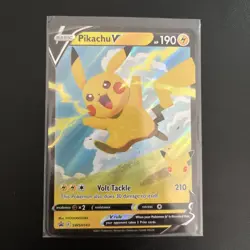 Pikachu V SWSH143 NM Promo Rare Pokemon Card - Image 1