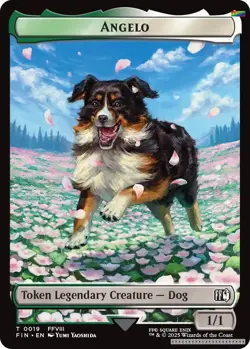 Angelo // Darkstar Double-Sided Token [FIN - 19 // 20] - NM [Foil] TCG MTG - Image 1