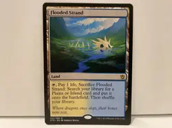 x1 NM/LP Flooded Strand Khans of Tarkir Regular MTG - Image 1