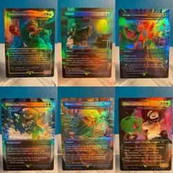 Secret Lair x Ghostbusters: Slimer Foil Full Set Magic: The Gathering MTG 2024 - Image 1