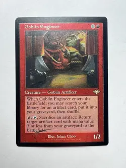 Goblin Engineer (Retro Frame Foil) Modern Horizons Rare Creature - Image 1