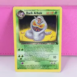 2000 Pokemon Rocket Dark Arbok 19/82 Non-foil Rare HP (Error 1999-23000) - Image 1