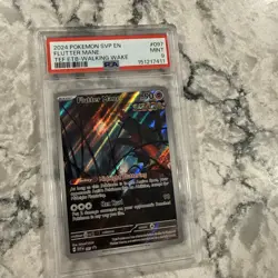 2024 POKEMON SVP EN-SV BLACK STAR PROMO #097 FLUTTER MANE PSA 9 - Image 1