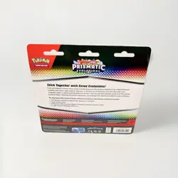 Pokemon TCG: Prismatic Evolutions 3-Pack Blister Tech Sticker Collection Glaceon - Image 2