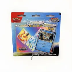 Pokemon TCG: Prismatic Evolutions 3-Pack Blister Tech Sticker Collection Glaceon - Image 3