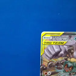 Pokemon Marshadow & Machamp GX TAG TEAM 82/214 Unbroken Bonds Holo Ultra Rare NM - Image 4