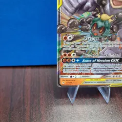 Pokemon Marshadow & Machamp GX TAG TEAM 82/214 Unbroken Bonds Holo Ultra Rare NM - Image 5