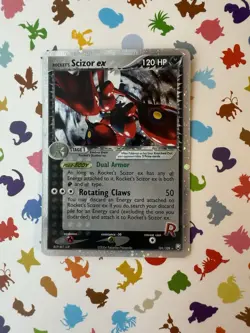 2004 POKEMON EX TEAM ROCKET RETURNS #101 ROCKET'S SCIZOR EX-HOLO MINT - Image 1