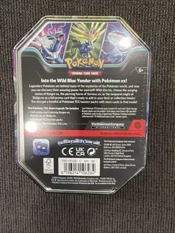 Pokemon TCG Azure Legends Tin Xerneas Factory Sealed - 4 Packs! - Image 2