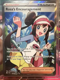 Pokemon TCG -Rosa's Encouragement - Perfect Order - 114/088 - Full Art - NM - Image 1