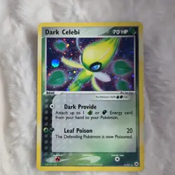 Pokemon Dark Celebi 4/101 EX Hidden Legends Holo Rare 2004 Basic 70 HP - Image 1