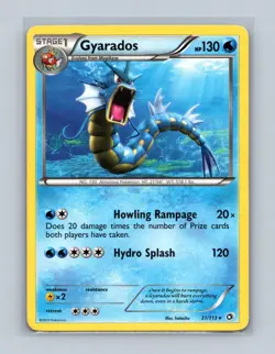 Gyarados 31/113 Rare Legendary Treasures Pokemon Near Mint - Image 1