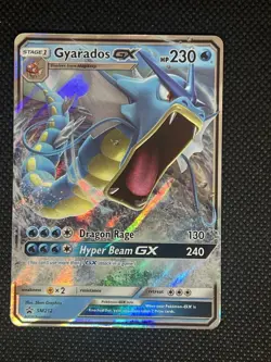 Pokemon Gyarados GX Promo Full Art SM212 SM 2019 230 HP Holo Dragon - Image 1