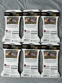 Pokemon Evolving Skies Sleeved Booster Pack Lot - 6 Packs - Image 2