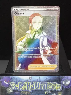 Pokemon Card Oleana 202/192 Rebel Clash Secret Rare Near Mint - Image 1