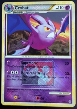Crobat 14/95 HS Unleashed Holo Rare Pokemon NM/LP - Image 1