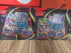 Pokemon Phantasmal Flames ME02 -Set of 2- Sneasel/Weavile 3-Pack Blister - Image 1