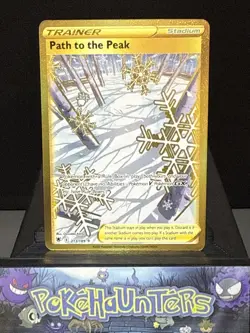 Pokemon Card Path to the Peak 213/189 Astral Radiance Gold Secret Rare NM - Image 1