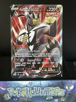 Pokemon Card Single Strike Urshifu V 150/163 Battle Styles Full Art Holo Rare NM - Image 1