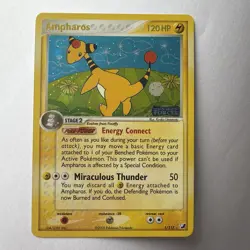 Ampharos EX Unseen Forces 1/115 Reverse Holo Stamped Rare NM Pokemon TCG - Image 1