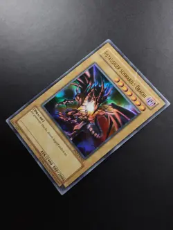 YUGIOH 2004 | RED-EYES B. DRAGON | BNZ-DE002 | GERMAN PROMO | VG (DAMAGED) - Image 3