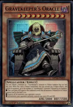 Gravekeeper's Oracle EU 1st Ed Ultra Rare MP14-EN215 Yu-Gi-Oh! - Image 1