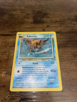 Kabutops Evolves From Kabuto Holo Rare Pokemon TCG 2001 6/75 Card - Image 1