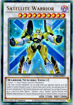 Satellite Warrior LED6-EN023 1st Edition Ultra Rare Yu-gi-oh! Card Near Mint - Image 1