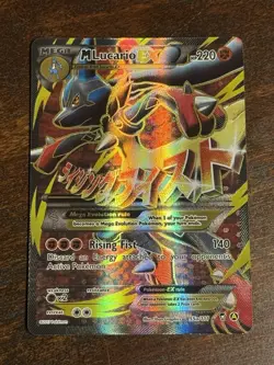 Pokemon TCG M Lucario EX 55a/111 Furious Fists Holo Full Art Ultra Rare Card - Image 1