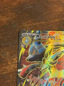 Pokemon TCG M Lucario EX 55a/111 Furious Fists Holo Full Art Ultra Rare Card - Image 2
