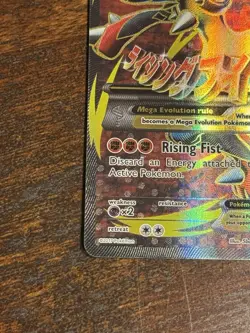 Pokemon TCG M Lucario EX 55a/111 Furious Fists Holo Full Art Ultra Rare Card - Image 5