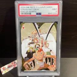 PSA 9 ONE PIECE GOLDEN PLAYING CARDS LUFFY STRAW HAT CREW / SET OF 2 JAPAN - Image 3