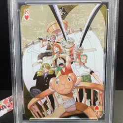 PSA 9 ONE PIECE GOLDEN PLAYING CARDS LUFFY STRAW HAT CREW / SET OF 2 JAPAN - Image 4