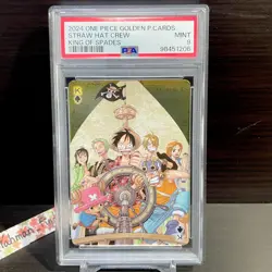 PSA 9 ONE PIECE GOLDEN PLAYING CARDS LUFFY STRAW HAT CREW / SET OF 2 JAPAN - Image 5