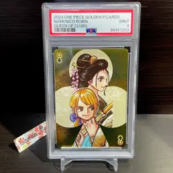 PSA 9 & 10 One Piece Golden Playing Cards SET QUEEN & JACK OF CLUBS Jump Festa - Image 2