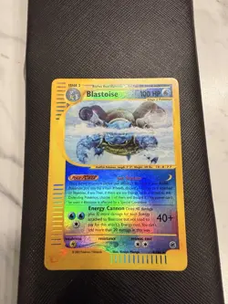Pokemon TCG Blastoise Expedition Base Set Reverse Holo Card 4/165 - Image 1