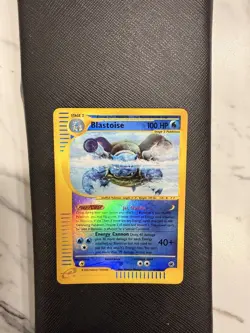 Pokemon TCG Blastoise Expedition Base Set Reverse Holo Card 4/165 - Image 2