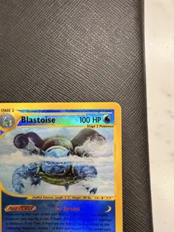 Pokemon TCG Blastoise Expedition Base Set Reverse Holo Card 4/165 - Image 4