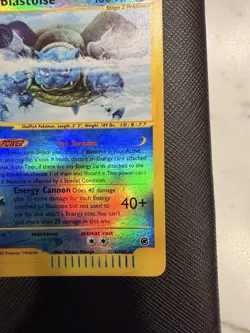 Pokemon TCG Blastoise Expedition Base Set Reverse Holo Card 4/165 - Image 5