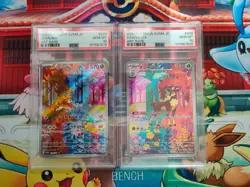 PSA 10 Deerling Sawsbuck AR SEQ set SV5M Cyber Judge Japanese Pokemon Card Game - Image 1