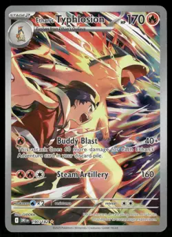 Pokemon Cards Ethan's Typhlosion 190/182 Destined Rivals Illustration Rare NM - Image 1