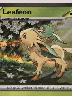 Leafeon 005/131 Prismatic Evolutions Holo Rare Pokemon Card NM 💫 - Image 3