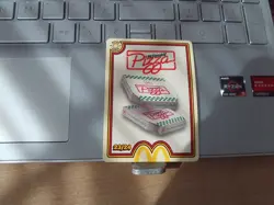 McDonalds PIZZA (23/24) McDonalds Cards 2026 UnRedeemed trading card "NEW" - Image 1