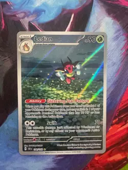 LEDIAN 144/142 ILLUSTRATION RARE STELLAR CROWN POKEMON NM - Image 1