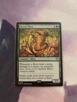 1x Brood Sliver NM Eng MTG - Commander Masters - Image 1