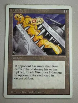 Black Vise - MTG - REVISED (3rd) - ENGLISCH - ©1994 LP/HP Uncommon - Image 1